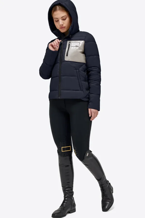 RG Quilted Puffer Jacket - Navy