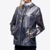 RG Waterproof Nylon Hooded Jacket - Grey