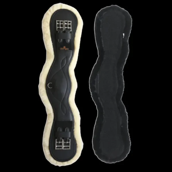 Sheepskin Anatomic Short Girth - Black