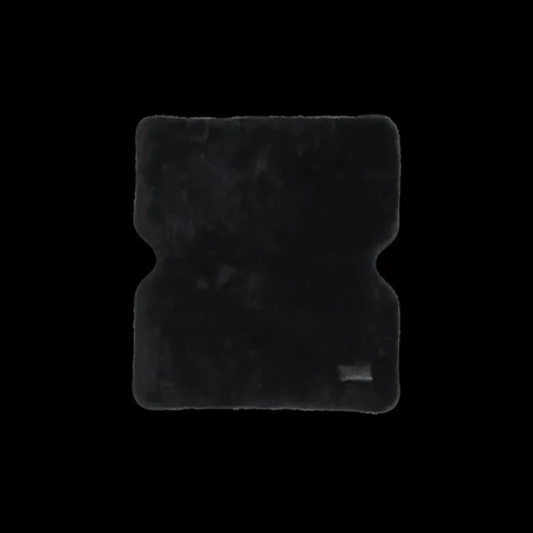 Sheepskin Chest Protection Bib - Black