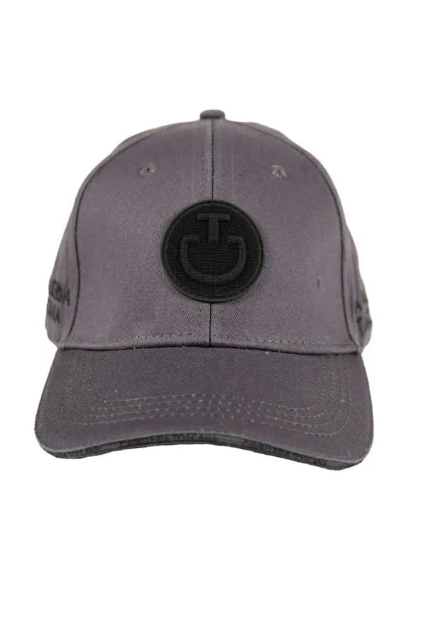 Silicone Patch Baseball Cap - Anthracite Grey