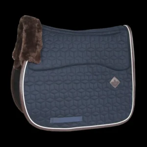 Skin Friendly Jump Saddle Pad - Navy