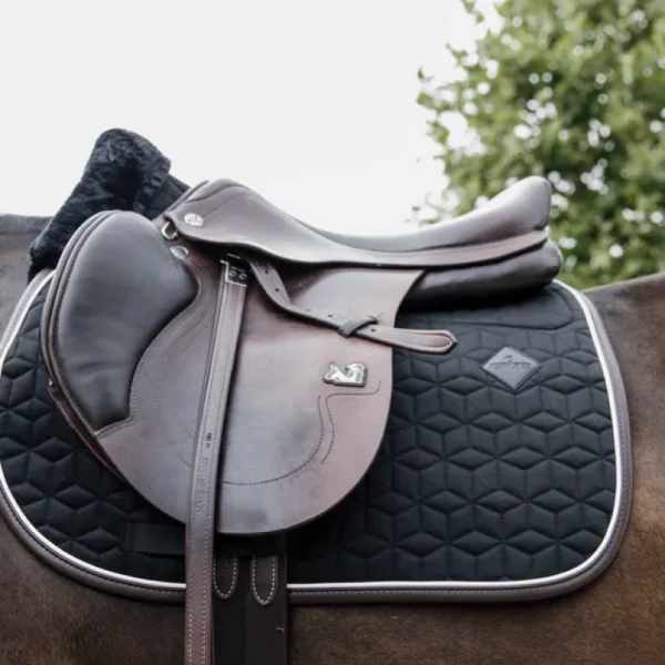 Skin Friendly Jump Saddle Pad - Black