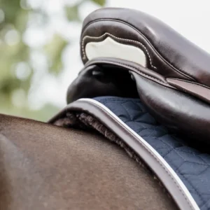 Skin Friendly Jump Saddle Pad - Navy