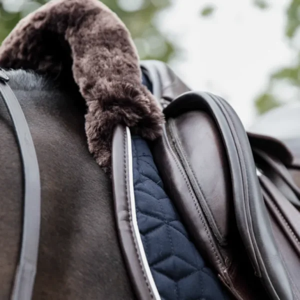 Skin Friendly Jump Saddle Pad - Navy