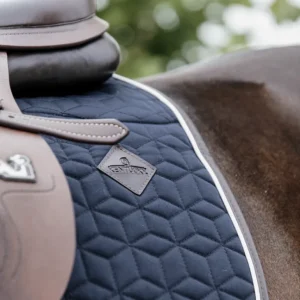 Skin Friendly Jump Saddle Pad - Navy