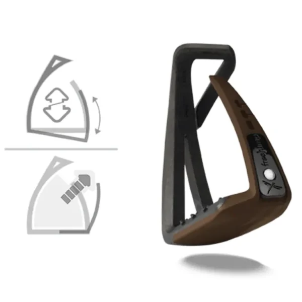 Soft'Up Lite Junior Stirrups - Choco