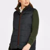 Spiddal Quilted Gilet - Navy Multi