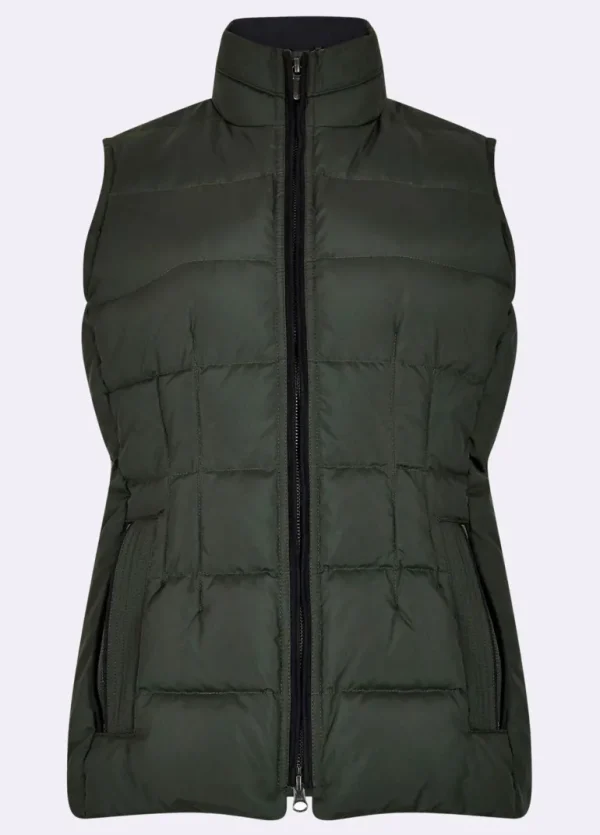 Spiddal Quilted Gilet - Spruce