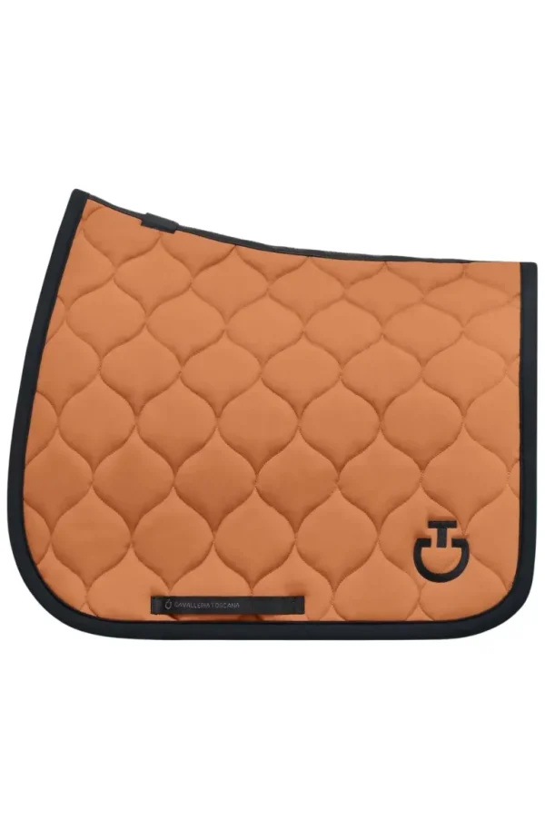 SS24 Circular Quilt Jersey Jump Pad - Camel/Black