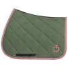 SS24 Diamond Quilted Jump Pad - Forest Green/Dusty Rose