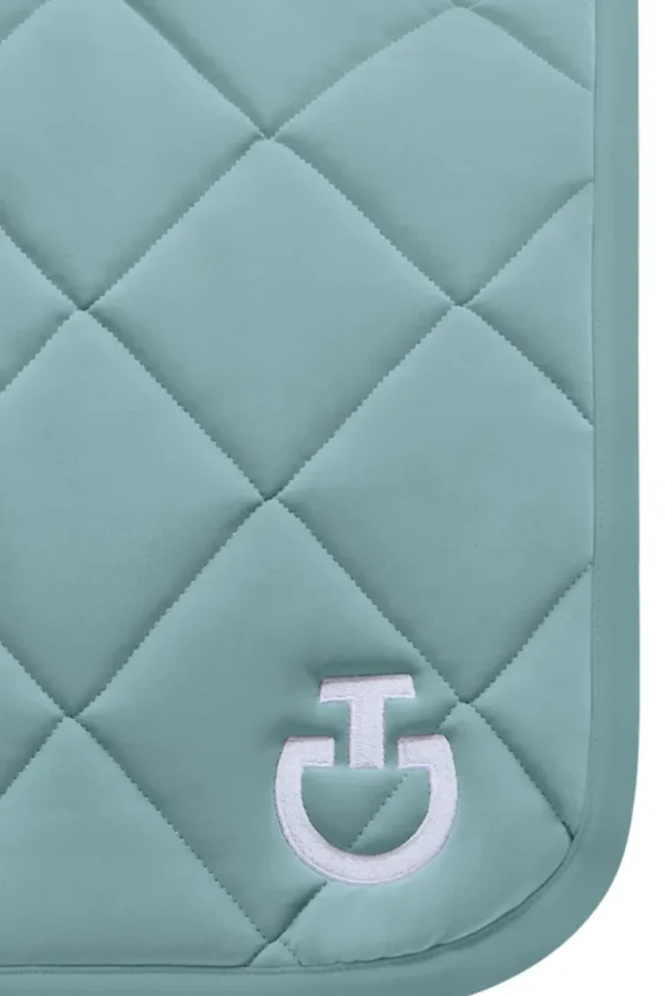 SS25 Diamond Quilted Jump Pad -  Light Teal Green