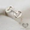 Sterling Silver Bit Bar Ring