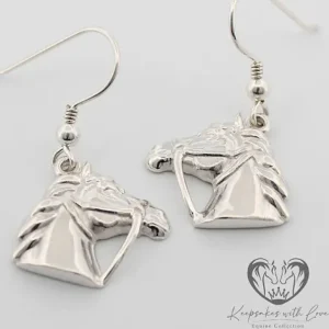 Sterling Silver Horse Earrings