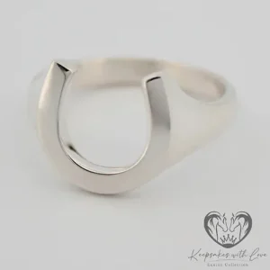 Sterling Silver KWL Horse Shoe Ring