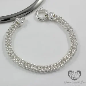 Sterling Silver Small Curb Chain Bracelet