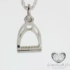 Sterling Silver Stirrup Pendant