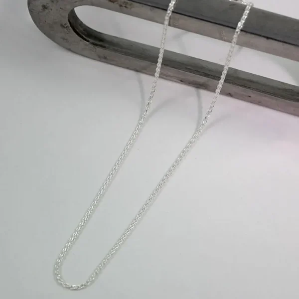 Sterling Silver Wheat Chain (2.0mm) 45cm