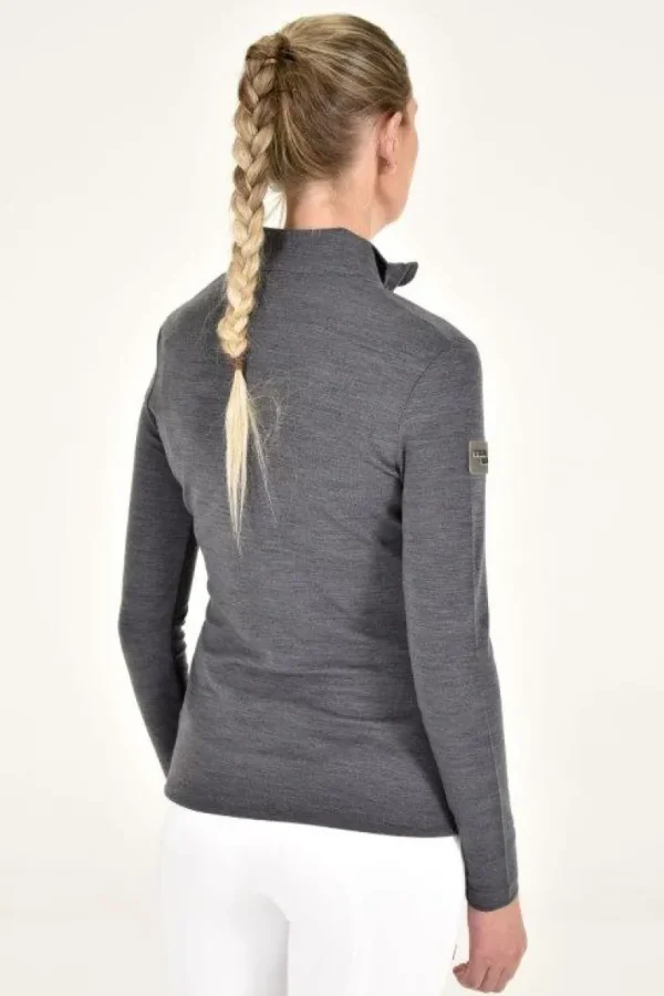 Tech Wool Half Zip - Grey