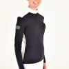 Tech Wool Training Turtleneck - Navy/Light Grey