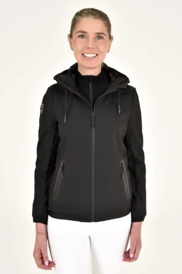 Thermal Hooded Performance Softshell - Black