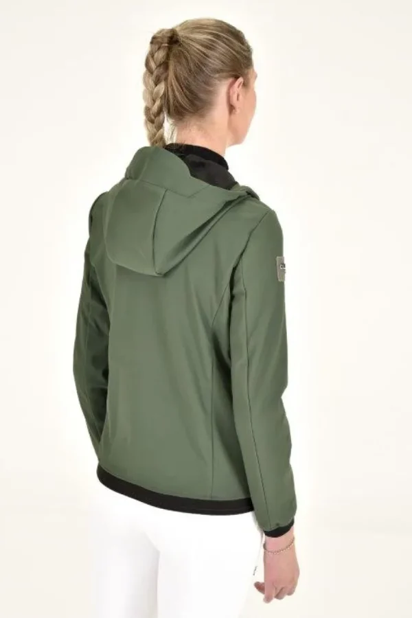 Thermal Hooded Performance Softshell - Forest Green