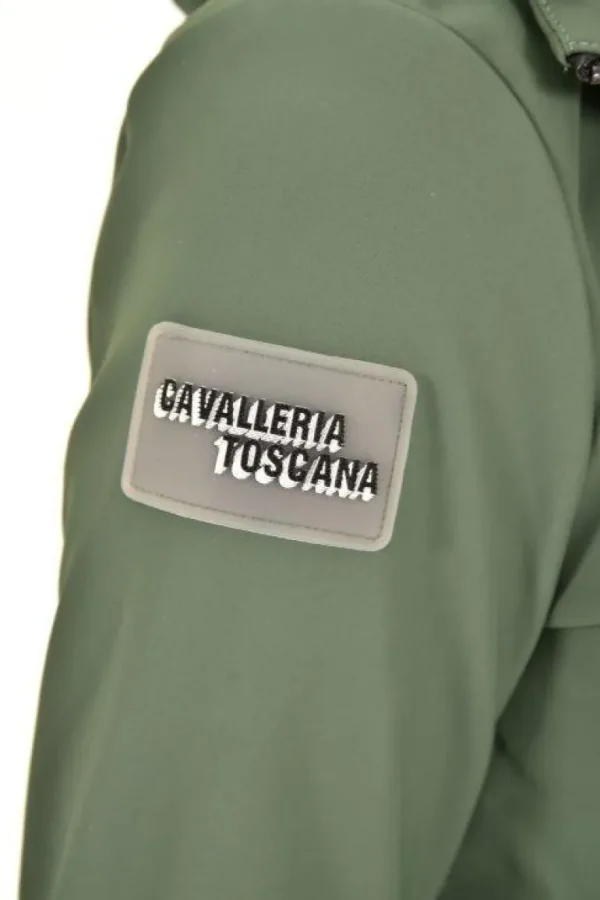 Thermal Hooded Performance Softshell - Forest Green