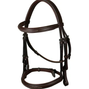 US Hunter Cavesson Noseband Bridle - Brown