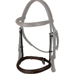 US Jumping Cavesson Noseband - Brown