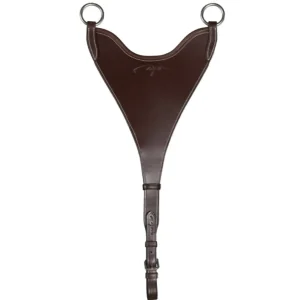 US Jumping Hard Bib Martingale Attachment - Brown