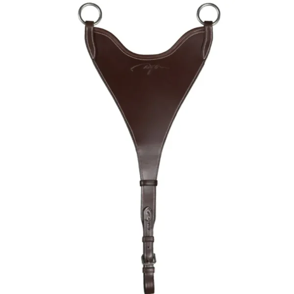 US Jumping Hard Bib Martingale Attachment - Brown