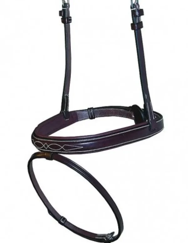 US Jumping Hunter Flash Noseband - Brown