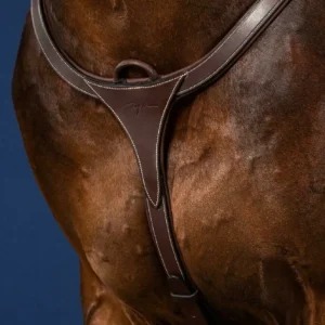 US Jumping Long Bridge Breastplate - Brown