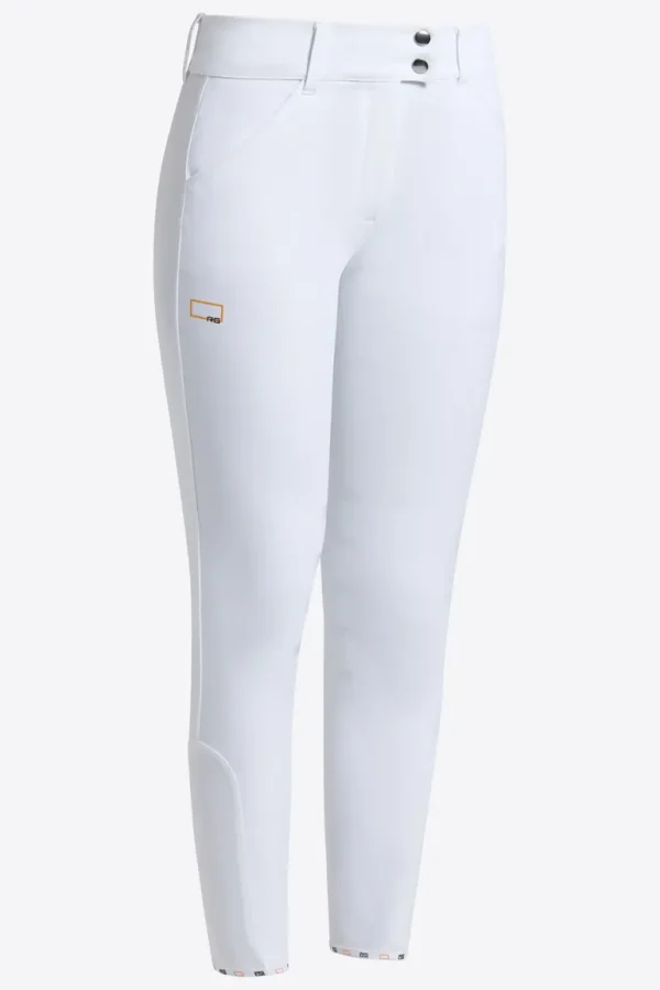 Women's High Waist Breeches - White