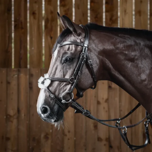 Working Figure 8 Noseband Bridle - Black