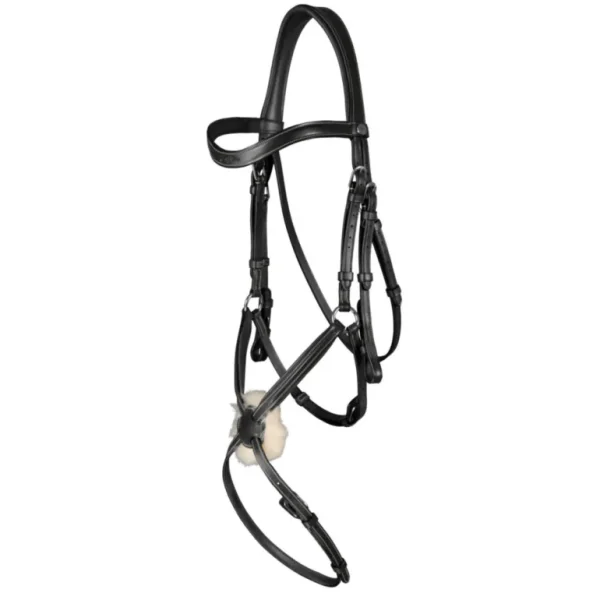 Working Figure 8 Noseband Bridle - Black