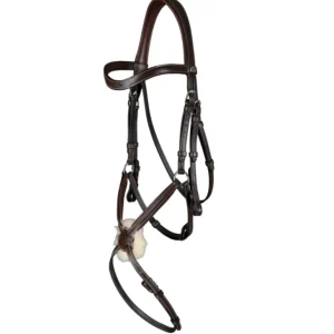 Working Figure 8 Noseband Bridle - Brown